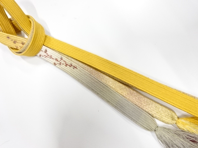 正絹　手組帯締め